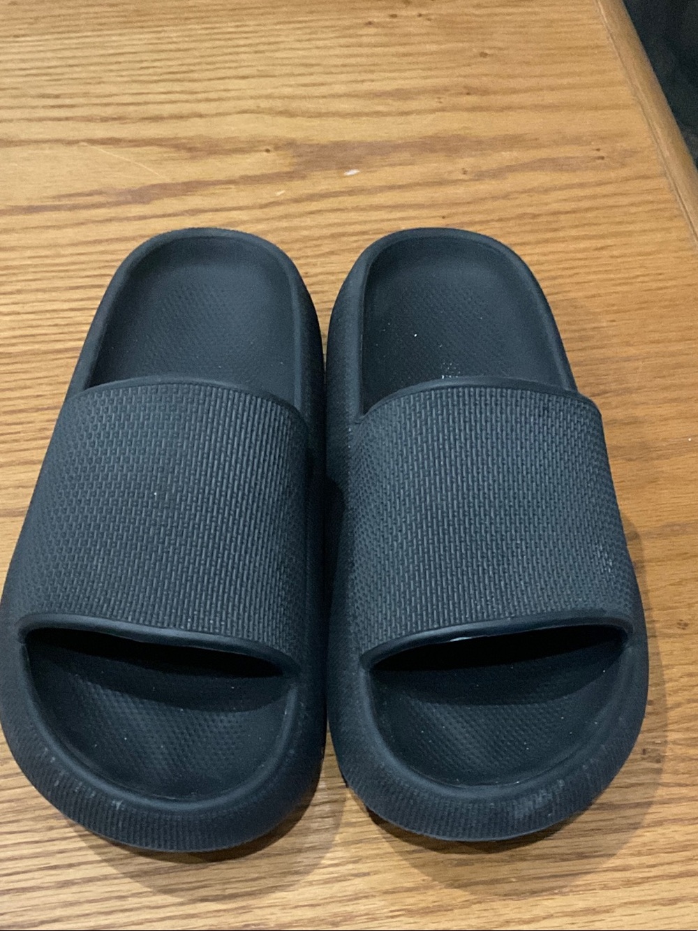 Black Slide Sandals